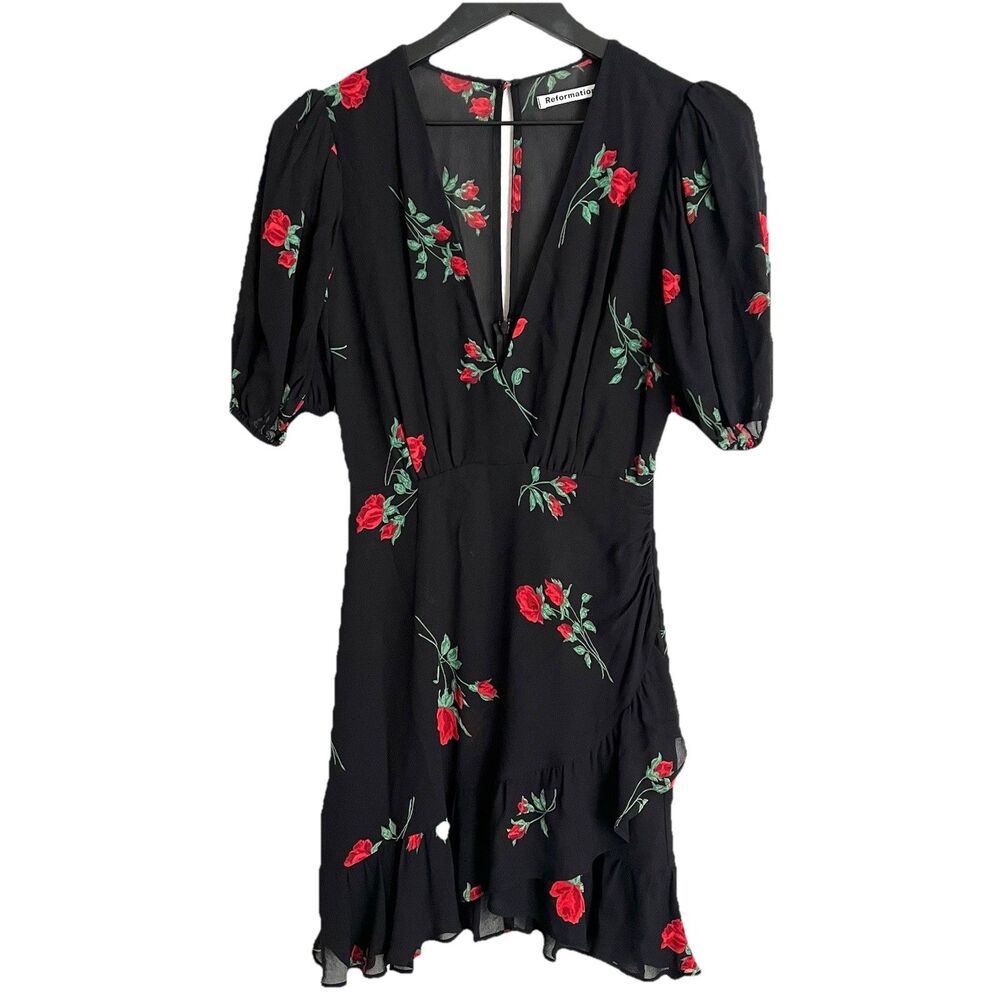 Reformation Sammy midi dress in the Rochelle Size 0